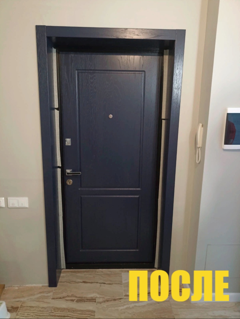 Замена панелей двери